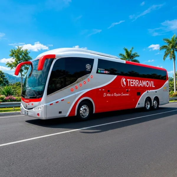 Espacio interno de un bus EcoTerra
